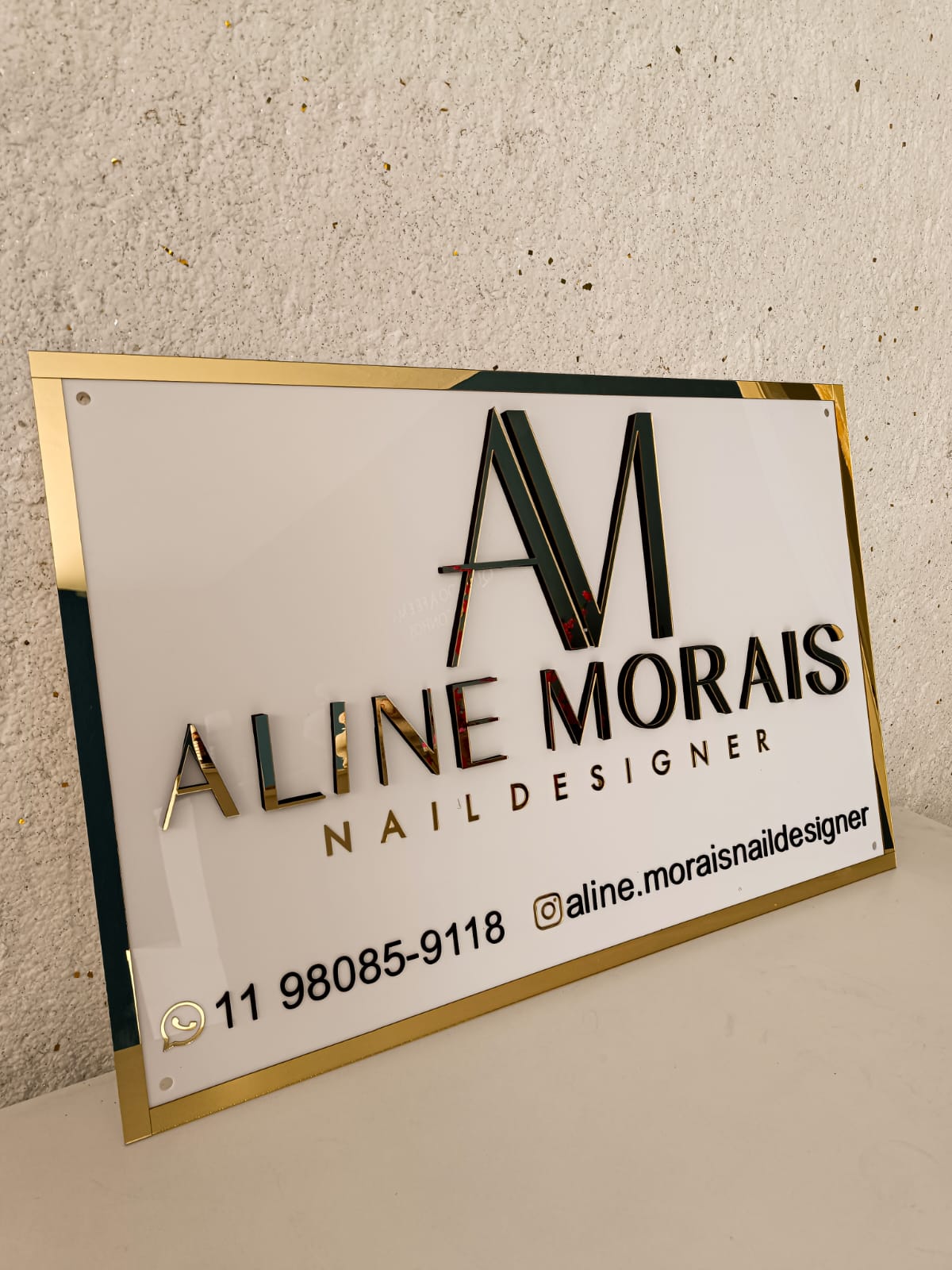 Placa de acrilico INTERNA ou EXTERNA - Imagem 5